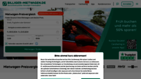 What Billiger-mietwagen.de website looks like in 2024 