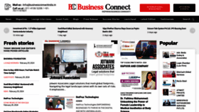 What Businessconnectindia.in website looks like in 2024 