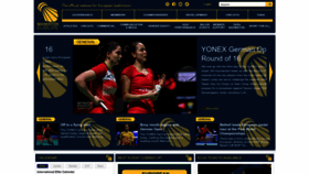 What Badmintoneurope.com website looks like in 2024 
