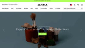 What Buyma.us website looks like in 2024 
