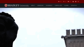 What Bradley.edu website looks like in 2024 