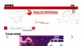 What Bibliotheque-agglo-stomer.fr website looks like in 2024 