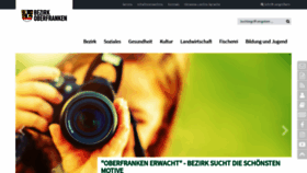 What Bezirk-oberfranken.de website looks like in 2024 