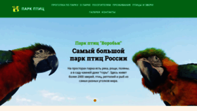 What Birdspark.ru website looks like in 2024 