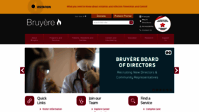 What Bruyere.org website looks like in 2024 