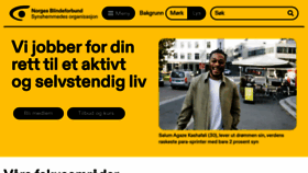 What Blindeforbundet.no website looks like in 2024 