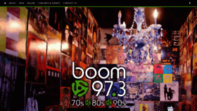 What Boom973.com website looks like in 2024 