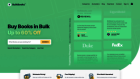 What Bulkbooks.com website looks like in 2024 
