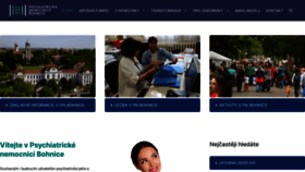 What Bohnice.cz website looked like in 2024 (2 years ago)