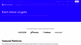 What Bitcompare.net website looks like in 2024 