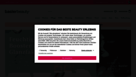 What Basler-beauty.de website looks like in 2024 