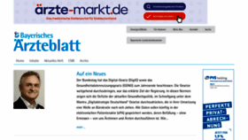 What Bayerisches-aerzteblatt.de website looks like in 2024 