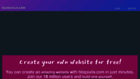 What Blogsvila.com website looks like in 2024 
