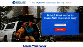 What Bristolwest.com website looks like in 2024 