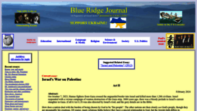 What Blueridgejournal.com website looks like in 2024 