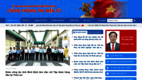 What Binhdinh.gov.vn website looks like in 2024 