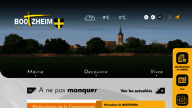 What Bootzheim.fr website looks like in 2024 