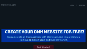 What Blogsvirals.com website looks like in 2024 