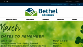 What Bethelsd.org website looks like in 2024 