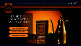 What Bachacoffee.com website looks like in 2024 