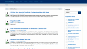 What Bookmarkedblog.com website looks like in 2024 
