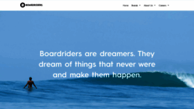 What Boardriders.com website looks like in 2024 