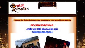 What Brette-animation.com website looks like in 2024 