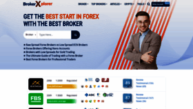 What Brokerxplorer.com website looks like in 2024 