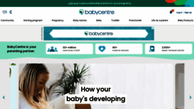 What Babycentre.co.uk website looks like in 2024 