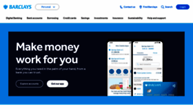 What Barclays.co.uk website looks like in 2024 