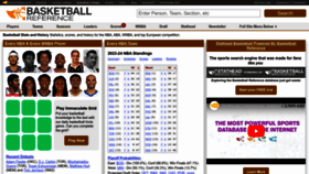 What Basketball-reference.com website looks like in 2024 