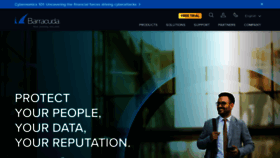 What Barracuda.com website looks like in 2024 