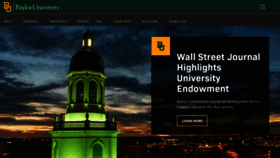 What Baylor.edu website looked like in 2024 (2 years ago)