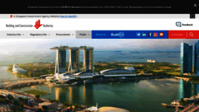 What Bca.gov.sg website looks like in 2024 