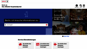 What Berlin.de website looks like in 2024 