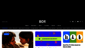 What Bgr.com website looks like in 2024 