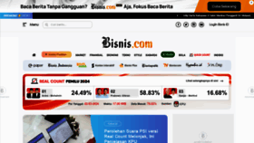 What Bisnis.com website looks like in 2024 