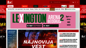 What Blic.rs website looked like in 2024 (1 year ago)