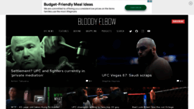 What Bloodyelbow.com website looks like in 2024 