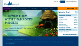 What Bluemountain.com website looks like in 2024 