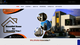 What Bhatia-associates.com website looks like in 2024 