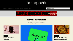 What Bonappetit.com website looks like in 2024 