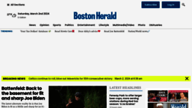 What Bostonherald.com website looks like in 2024 