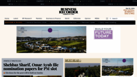 What Brecorder.com website looked like in 2024 (1 year ago)