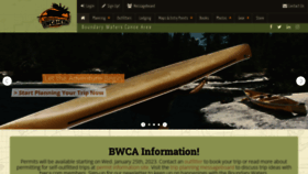 What Bwca.com website looks like in 2024 