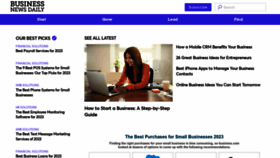What Businessnewsdaily.com website looks like in 2024 