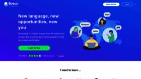 What Busuu.com website looks like in 2024 