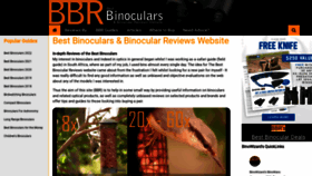 What Bestbinocularsreviews.com website looks like in 2024 