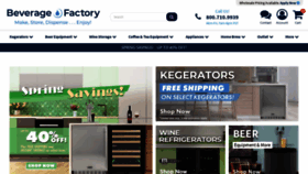 What Beveragefactory.com website looked like in 2024 (1 year ago)