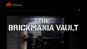 What Brickmania.com website looks like in 2024 